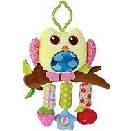 PLUSH TOY CAMPANULA - YELLOW OWL - Pushchair Toy