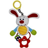 PLUSH RABBIT RATTEL - Pushchair Toy