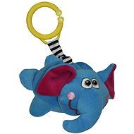 PLUSH ANIMAL TOY - ELEPHANT WITH VIBRATION - Pushchair Toy