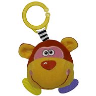 PLUSH RATTEL - TEETHER MONKEY - Pushchair Toy