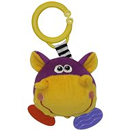 PLUSH RATTEL - TEETHER HIPPO - Pushchair Toy