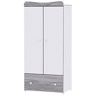 Skříň Lorelli EXCLUSIVE WHITE/ARTWOOD - Skříň