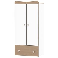 Skříň Lorelli EXCLUSIVE WHITE/BEECH - Skříň