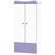 Skříň Lorelli EXCLUSIVE WHITE/VIOLET - Skříň