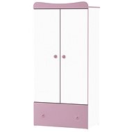 Skříň Lorelli EXCLUSIVE WHITE/PINK - Skříň