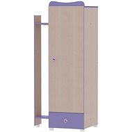 Skříň SONIC OAK/VIOLET - Skříň