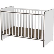 Baby Cot Lorelli SWEET DREAM 60/120 WHITE/COFFEE - Cot