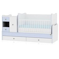 Multifunctional Cot Lorelli MINIMAX NEW 190x72CM WHITE/BLUE - Cot