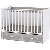 Lorelli MATRIX NEW 60/120 WHITE/ARTWOOD Car Bed - Cot