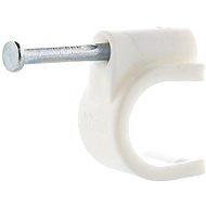 DATACOM Cable Clamp (10mm) White 100pcs - Clamp