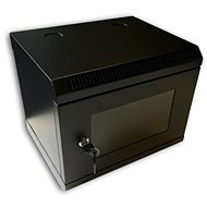 Datacom 10 "6U / 280 mm (üveges) fekete - Szerver szekrény