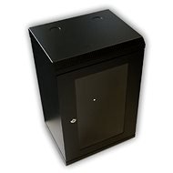Datacom 10" 12U / 280mm (üveges) fekete - Szerver szekrény