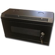 Datacom 10" 4U / 140 mm (üveges) fekete - Szerver szekrény