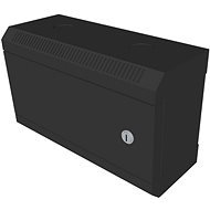 Datacom 10" 4U / 140 mm (fémlemez) fekete - Szerver szekrény