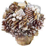 4DAVE adventní přízdoba v květináči 18cm - Christmas Decoration