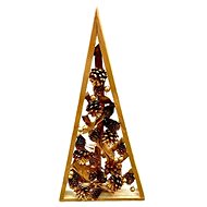 4DAVE Christmas decoration - Advent triangle, 46 × 23 × 7 cm - Christmas Decoration