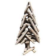 4DAVE Christmas decoration - wooden tree, 40cm - Christmas Decoration