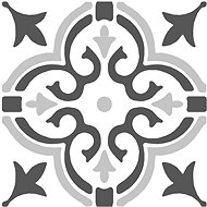 D-c-fix Self-adhesive floor squares motif stencil grey - Self-Adhesive Film