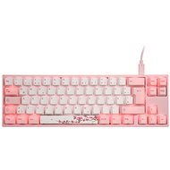 Ducky MIYA Pro Sakura Edition TKL, MX-Black, rózsaszín LED - fehér/rózsaszín - DE - Gamer billentyűzet