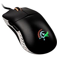 Ducky Feather ARGB - Omron Switches, Black/White - Gaming Mouse