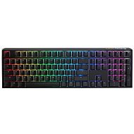 Ducky One 3 Classic Black/White Gaming Keyboard, RGB LED - MX-Silent-Red (US) - Gamer billentyűzet