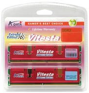 1GB (KIT 2x512MB) DDR2 800MHz PC6400 ADATA Extreme Edition Vitesta RETAIL BOX - vhodné pro DualChann - -