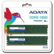 ADATA 4 GB KIT DDR3 1333MHz CL9  - RAM