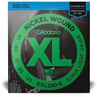 Daddario EXL220-5 Super Light, 40-125 - Strings