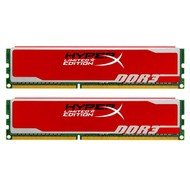 Kingston 8GB KIT DDR3 1600MHz CL9 HyperX blu Edition Red - Operačná pamäť