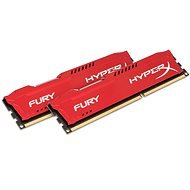 HyperX 8GB KIT DDR3 1600MHz CL10 Fury Red sorozat - RAM memória