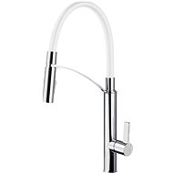 DEANTE Gerbera chrome with white - Sink mixer, pull-out BGB_W720 - Tap