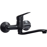 DEANTE Boro black - Wall mounted basin mixer BMO_N50M - Tap