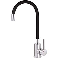 DEANTE Luno stainless steel/black - Sink mixer, elastic BOC_B720 - Tap