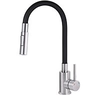 DEANTE Luno stainless steel/black - Sink mixer, elastic BOC_B740 - Tap