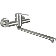 DEANTE Lupo sink mixer, wall-mounted, satin finished (BLU_F80M) - Tap