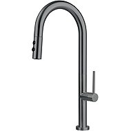 DEANTE Olfato Kitchen Faucet with pull-out spout, 2 jets, titanium (BQO_D72M) - Tap