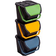 DEA HOME Frida Set of 3 waste bins 3 × 25 l - Rubbish Bin