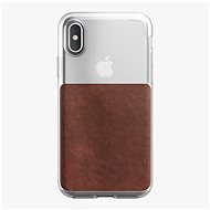Nomad Clear Case, Rustic Brown, iPhone X - Phone Cover
