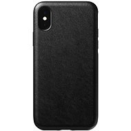 Nomad Rugged Leather Case Black iPhone XS/X - Phone Cover