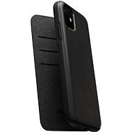 Nomad Folio Leather Case Black iPhone 11 - Telefon tok
