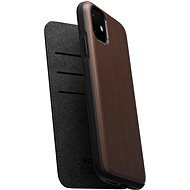Nomad Folio Leather Case for iPhone 11, Brown - Phone Cover