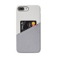 Decoded Leather Back Cover White/Grey iPhone 8 Plus/7 Plus/6s Plus - Kryt na mobil