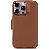 Decoded Leather Detachable Wallet tan iPhone 16 Pro - Phone Case
