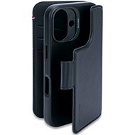 Decoded Leather Detachable Wallet navy iPhone 16 - Phone Case