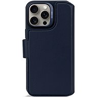 Decoded Leather Detachable Wallet navy iPhone 16 Pro Max - Phone Case