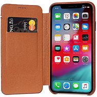 Decoded Leather Slim Wallet Brown iPhone XS/X - Handyhülle