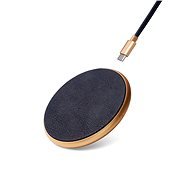 Decoded Leather Fast Wireless Charger Navy Gold - Charger