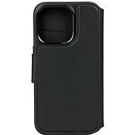 Decoded Detachable Wallet iPhone 15 Pro fekete bőr tok - Mobiltelefon tok