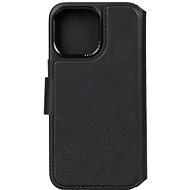 Decoded Detachable Wallet iPhone 15 Pro Max fekete bőr tok - Mobiltelefon tok
