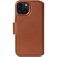 Decoded Leather Detachable Wallet Tan iPhone 15 tok - Mobiltelefon tok